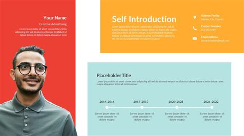 Self Introduction PPT Templates Edit