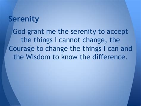 Serenity Prayer for Inner Peace