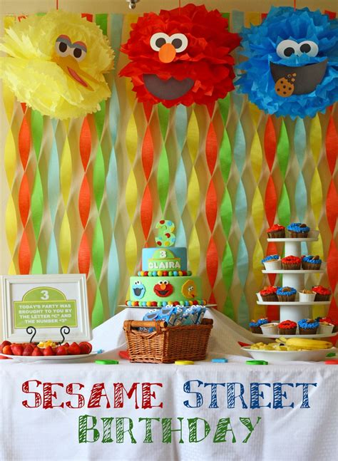 Sesame Street Birthday Party Favors