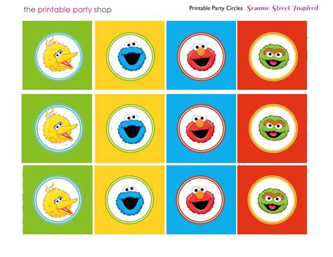 Sesame Street Printables for Kids Fun Learning Activities