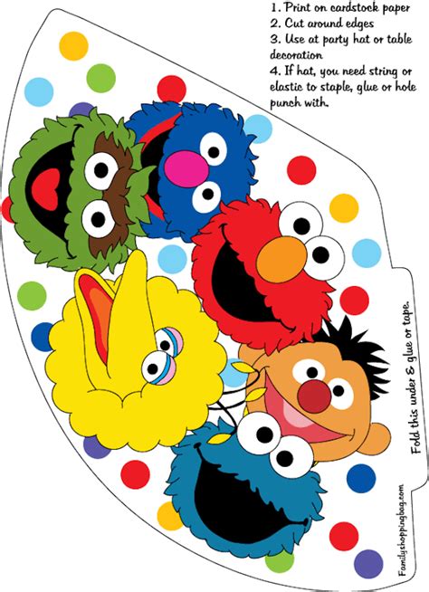 Sesame Street Printables for Children Learning and Fun