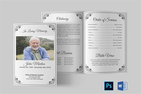 Shackelford Obituary Template 2