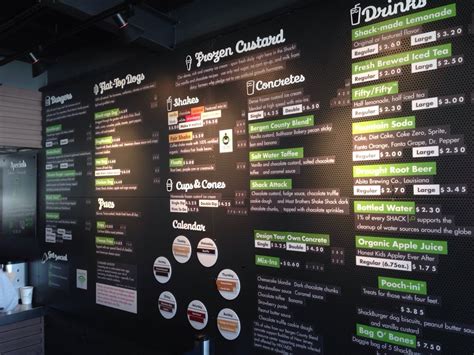 Shake Shack Menu Board