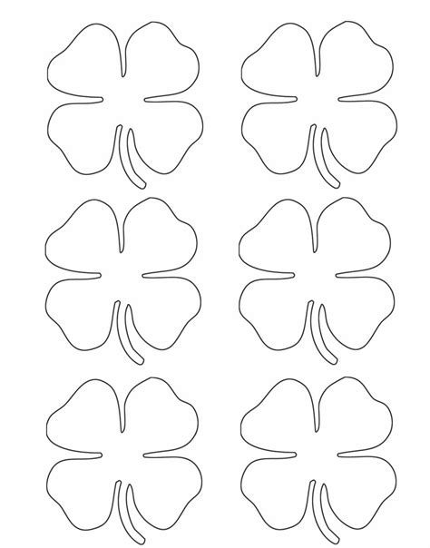 Shamrock Wreath Template