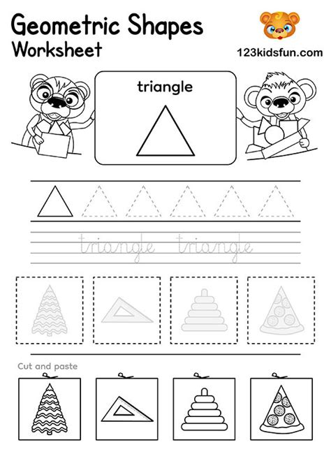 Shapes Worksheet For Kids