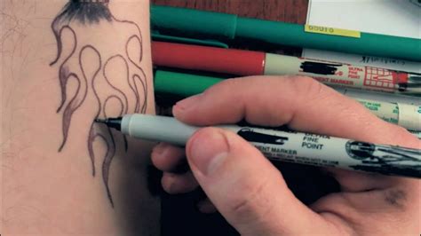 Sharpie Tattoo Marker Advanced Techniques