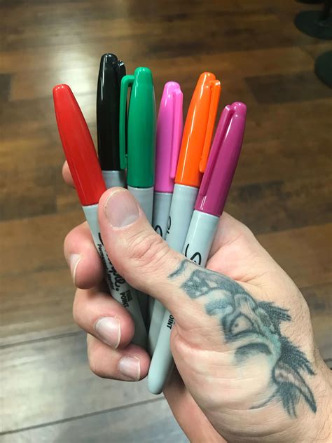 Sharpie Tattoo Marker Custom Designs