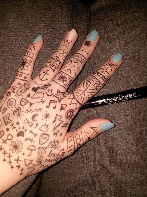 Sharpie Tattoo Marker Designs