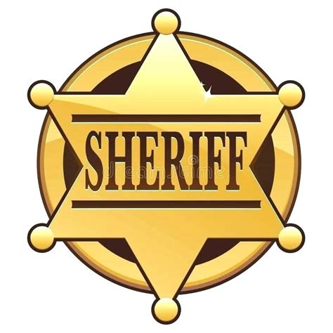 Sheriff Badge Template Example