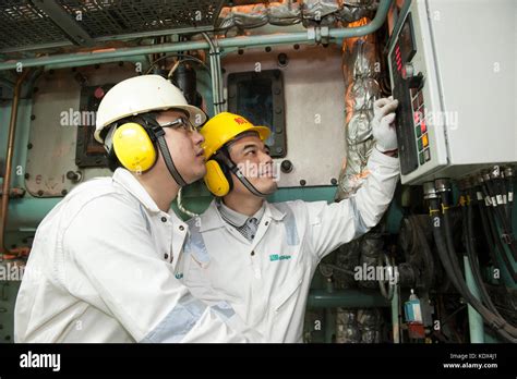 Ship Engineer On The Bridge