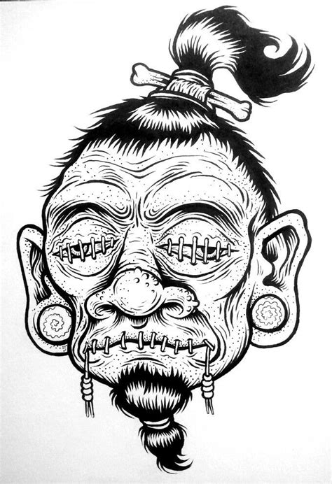 Shrunkin Head Tattoo Art