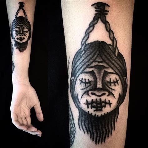 Shrunkin Head Tattoo Placement