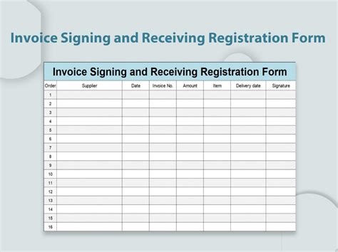 Sign Out Sheet Template with Customizable Columns in Excel