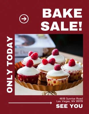 Simple Bake Sale Flyer