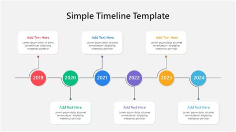 Simple Timeline Template