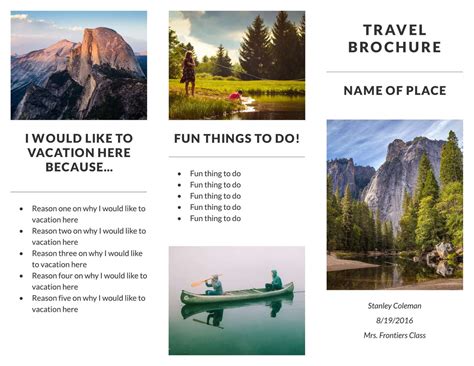 Simple Travel Brochure