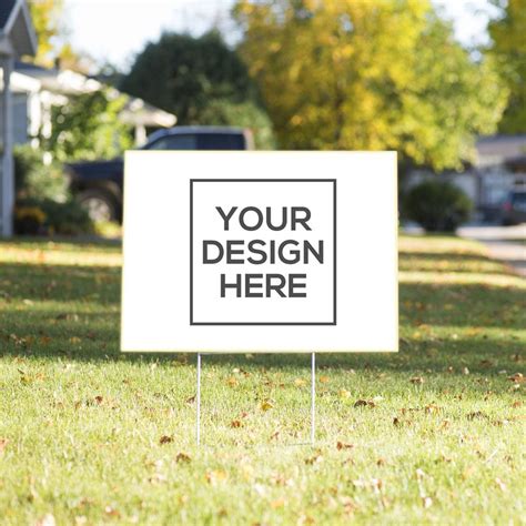 Simple Yard Sign Design