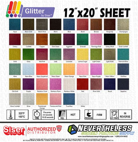 Siser Glitter Printable Vinyl