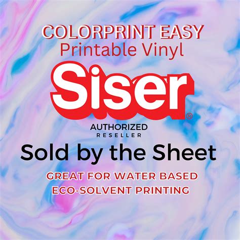 Siser Printable Vinyl Sheets