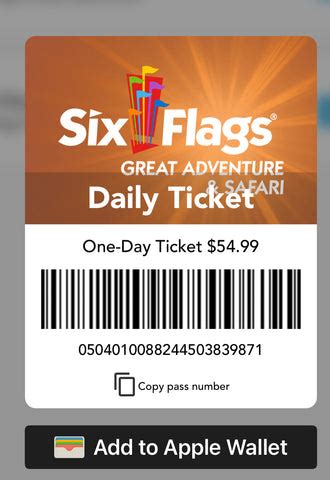 Six Flags Ticket Options