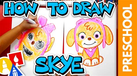 Paw Patrol Skye Art Projects