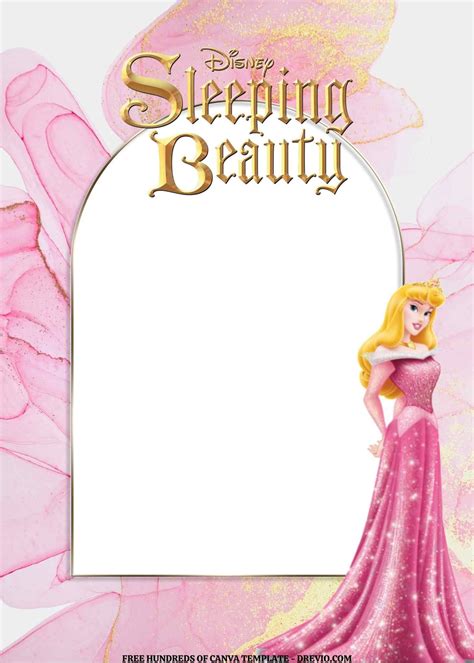 Sleeping Beauty Invitation Template