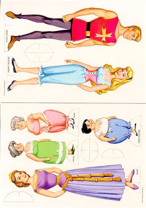 Sleeping Beauty Paper Doll