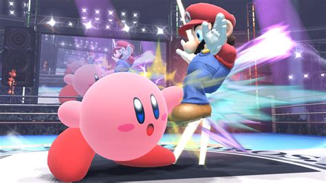 A character performing a neutral attack in Smash Bros