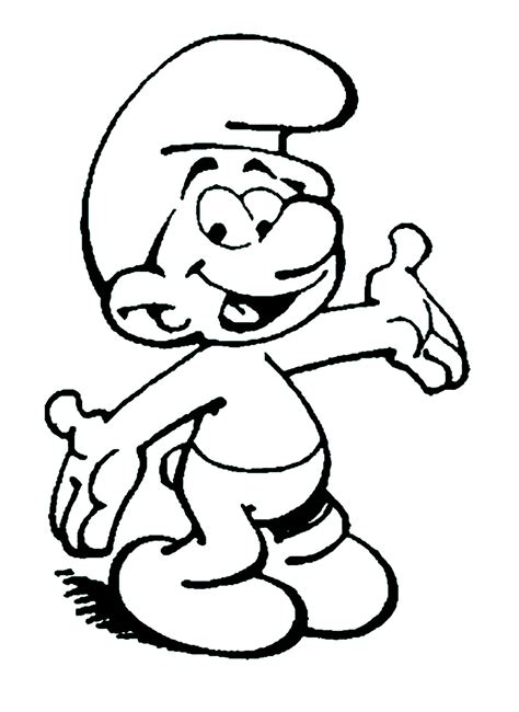 Smurf Coloring Pages