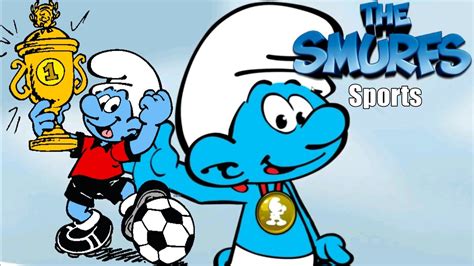 Smurfs Playing Sports