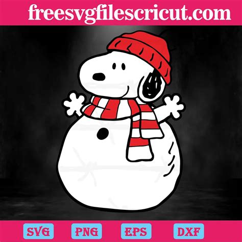 Snoopy Snowman