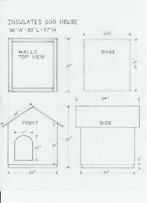 Snoopy dog house template DIY plans