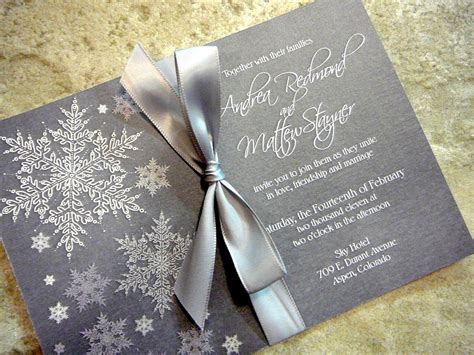 Snowflake Invitation Ideas 9