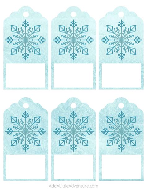 Snowflake Tag