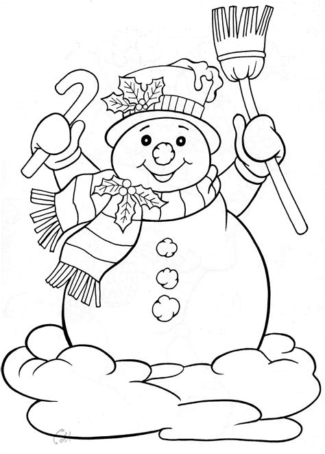 Snowman Coloring Pages for Kids