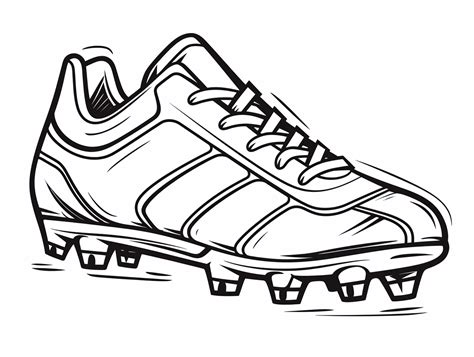 Soccer Cleats Coloring Page