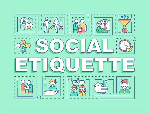 Description of Social Etiquette