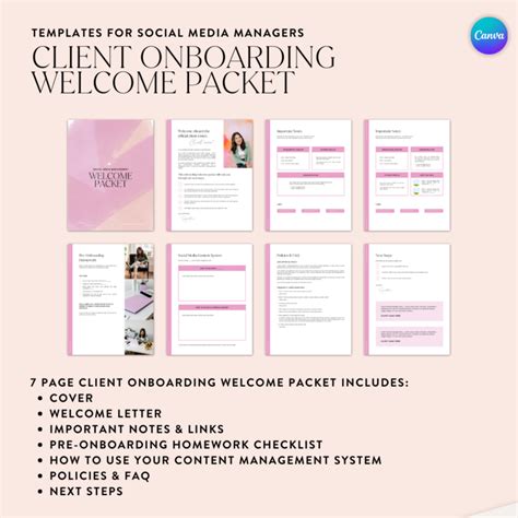 Social Media Agency Client Onboarding Template Example