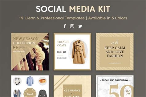 Social Media Promo Kit Template