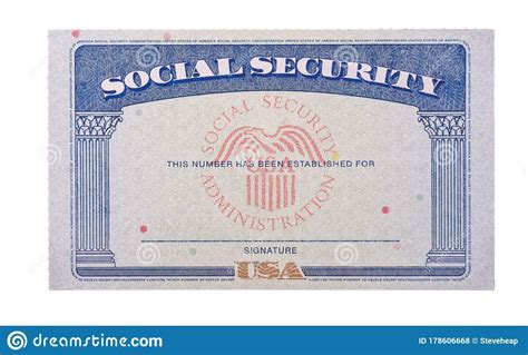 Social Security Card Template Download