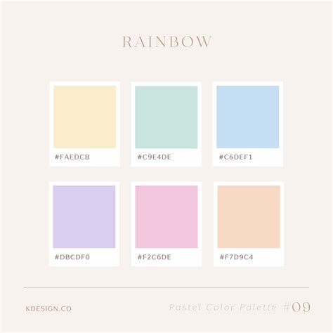 Soft Pastel Color Combinations