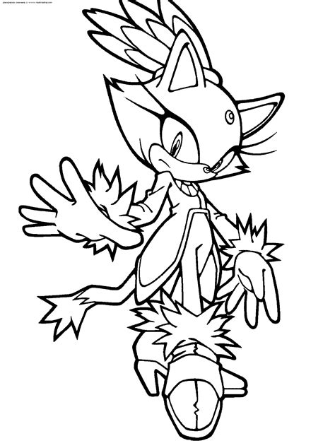 Sonic Coloring Pages For Kids Online