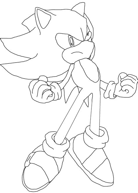 Sonic Coloring Pages for Kids