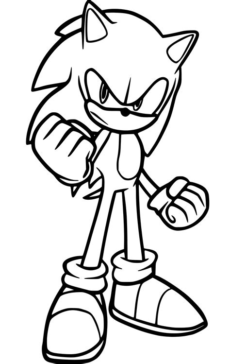 Sonic The Hedgehog Coloring Pages For Kids To Print