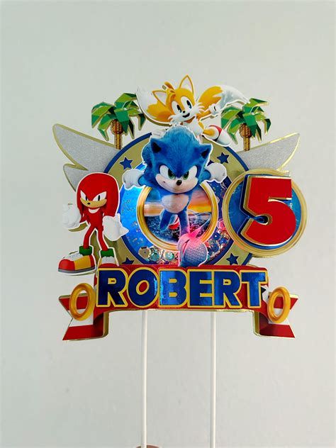 Sonic cake topper gallery image 5