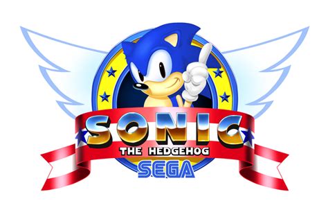 Sonic the Hedgehog logo coloring page with a vector design