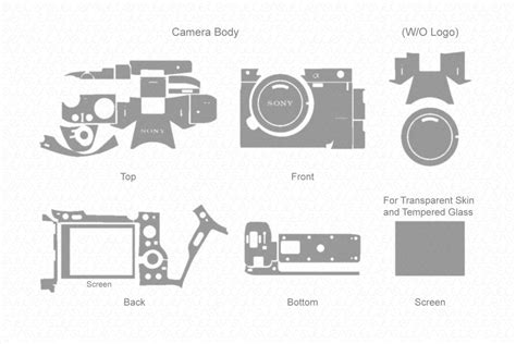 Sony A7iii Skin Template 4