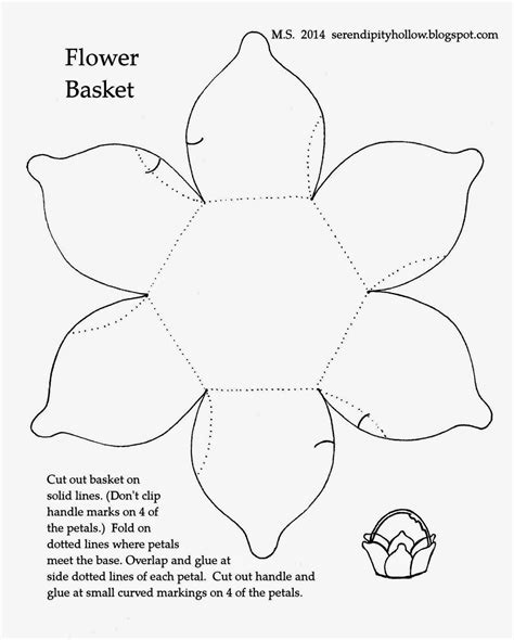 Sophisticated Floral Easter Basket Templates Gallery