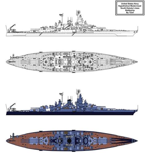 South Dakota Class Battleship Armament