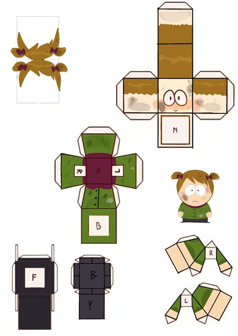 South Park Character Paper Dolls